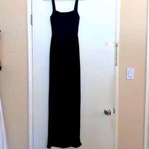 Long dress with slit